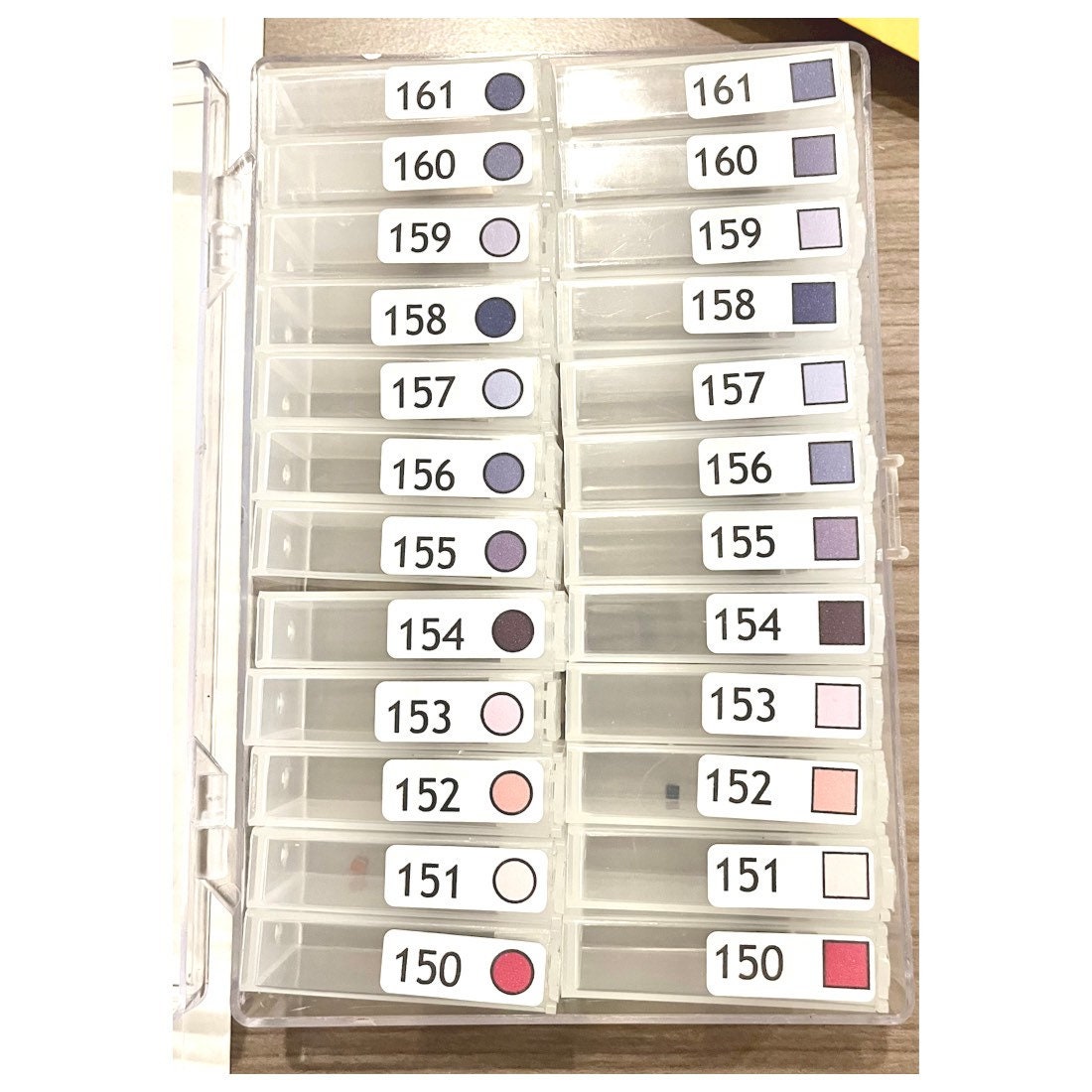 Diamond Painting and Cross Stitch DMC Labels for Rectangle Tic Tac Drill  Storage Containers 