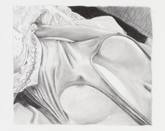 Original artwork, drawing, graphite, figure, figure drawing