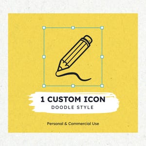 Aangepast pictogramillustratie, 1 enkel ontwerp, doodlestijl, zeer fijne tekeningen, persoonlijk en commercieel gebruik, vector-eps, SVG-bestanden, transparante png