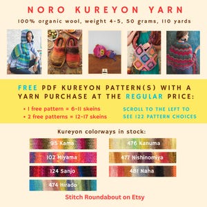 Eco-Friendly Variegated Organic Wool With Multicolored Stripes | Colorful Striped Yarn From Japan | Free Noro Kureyon Pattern With 5+ Skeins