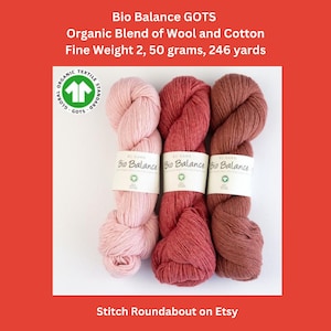 Bio Balance by BC Garn - GOTS Organic Cotton and Wool Yarn For Babies and Adults | GOTS Organic Baby Yarn | Eco Cotton and Mulese-Free Wool
