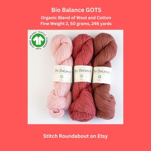 Soft 8-Ply Sport Weight 2 Yarn For Babies and Adults - Bio Balance by BC Garn | Blend of Eco Cotton and Mulese-Free Wool | 50 Grams, 246 Yds