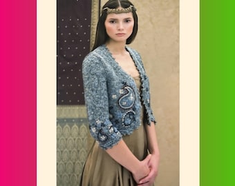 Louisa Harding Knitting Patterns Magazine - Rajasthan | 17 Feminine Knits For Teens and Women | Knitter Gift | See Description For Details