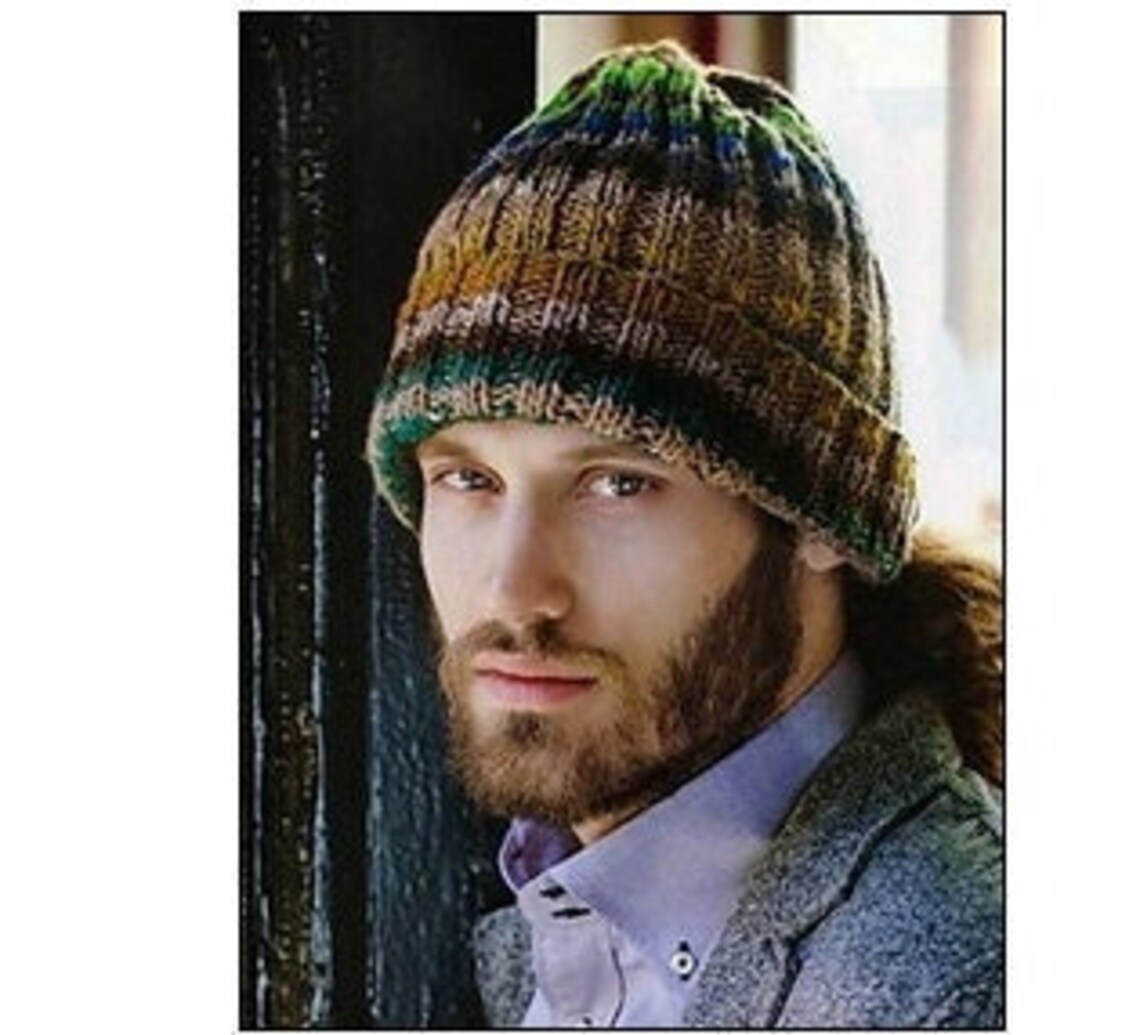 Easy Mans Hat Pattern, Easy Mens Hat Pattern, Mans Ribbed Hat Pattern