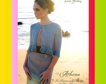 Louisa Harding Knitting Patterns Magazine - Athena | 15 Feminine Knits For Teens and Women | Knitter Gift Idea | See Description For Details