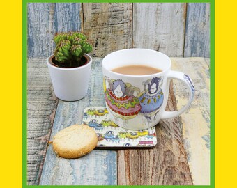 Sheep Mug Gift in Matching Box | Farm Animal Coffee Cup | Sheep Gift For Knitter | Funny Coffee Cup For Sister | Farm Animal Kitchenware