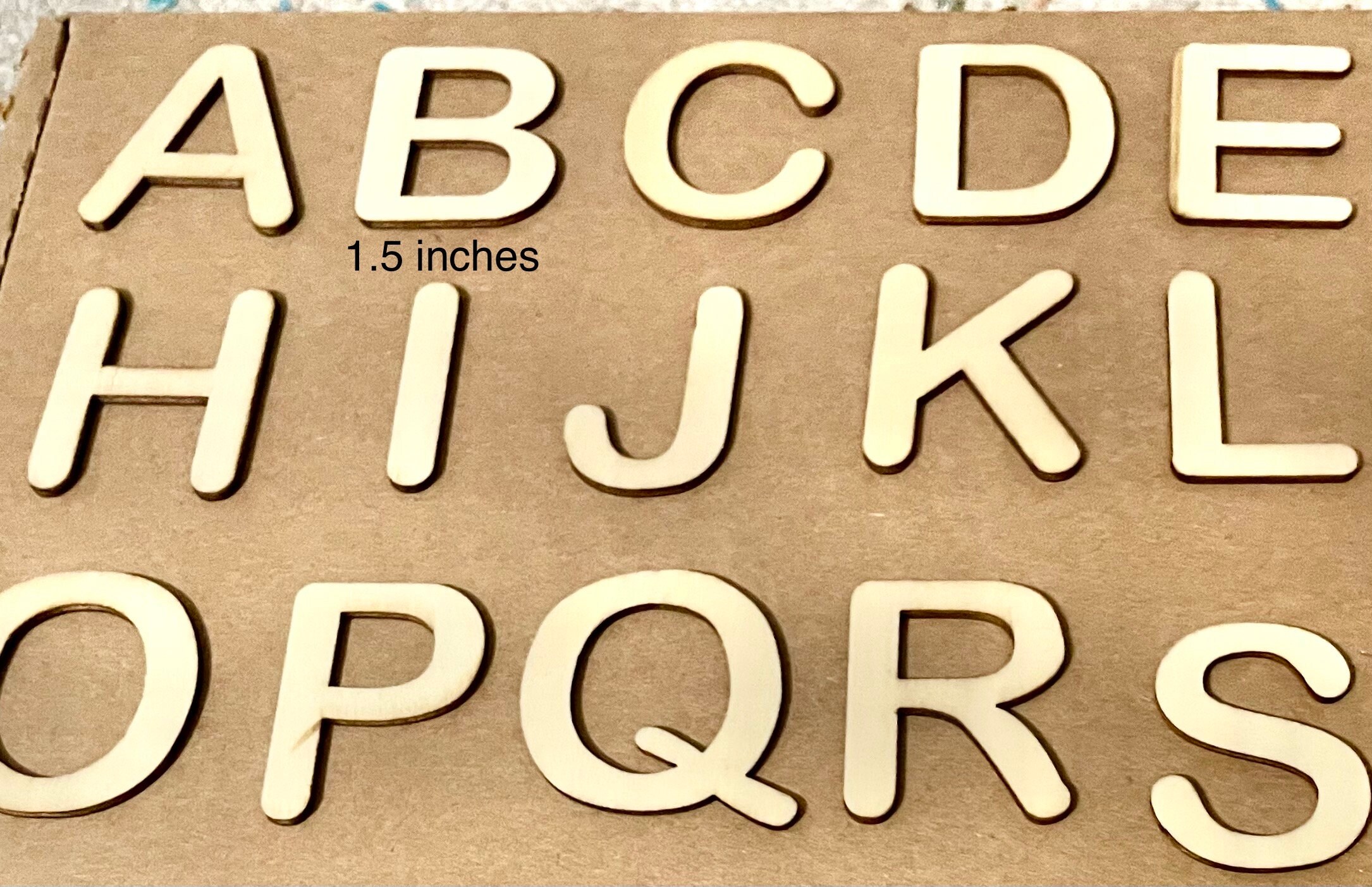 Tuff R Letter Wooden Alphabet Letters A-Z | Teaching Resource, Sensory Play, Spelling ...