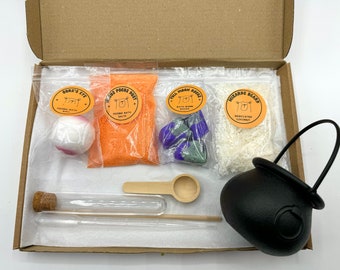 Halloween Witches Potion Kit Magic Potion Wizard Themed Potion Set Outdoor Play Set Fizz Potion Play Magic Potion Age 3+