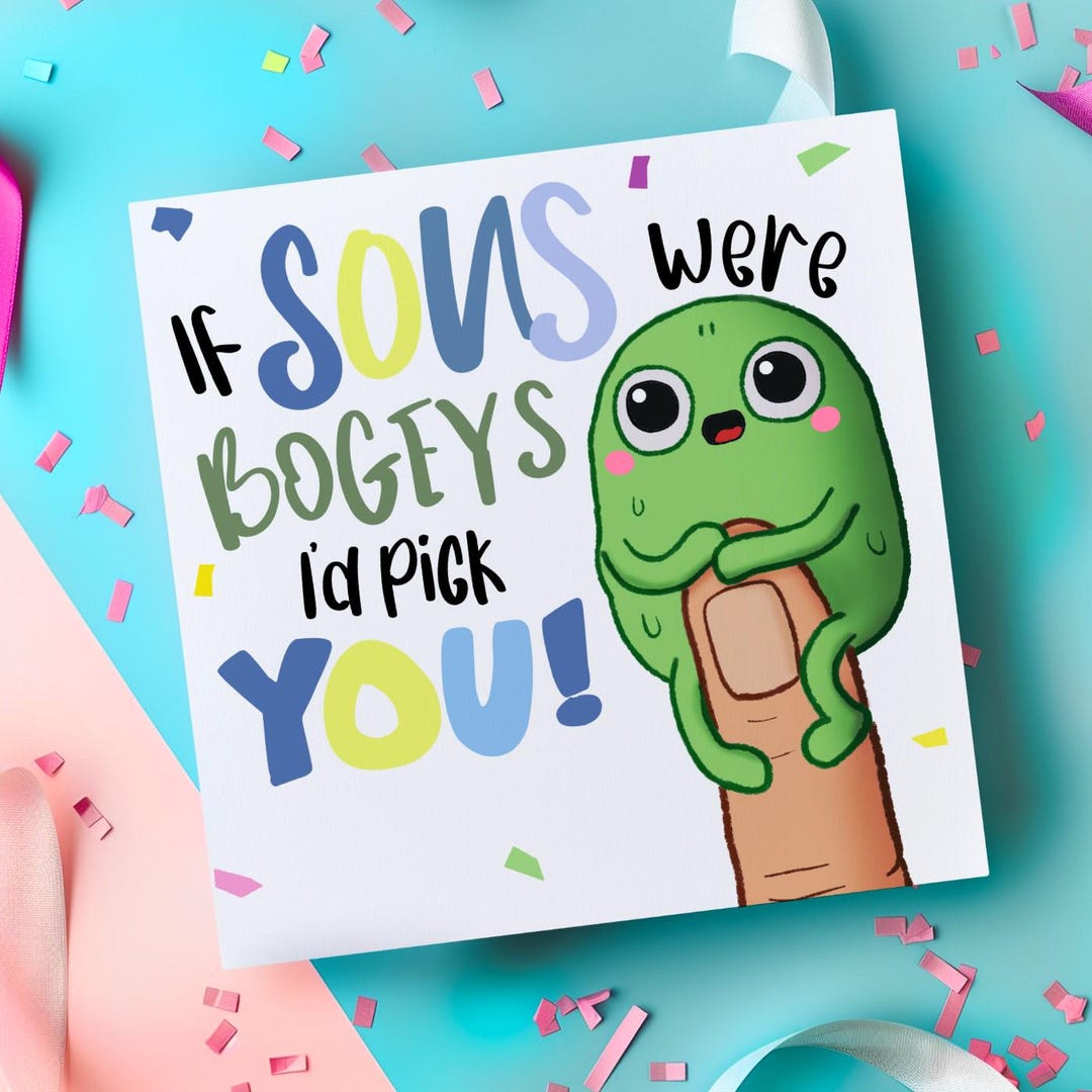 Funny Card for Son, Birthday Cards for Son, If Sons Were Bogeys, Funny