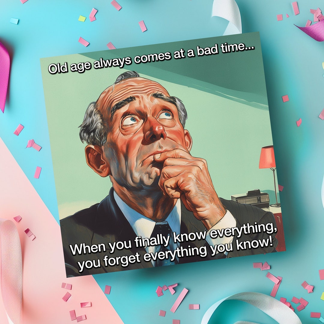 Everything Funny Birthday Card, Rude Birthday Cards for Him