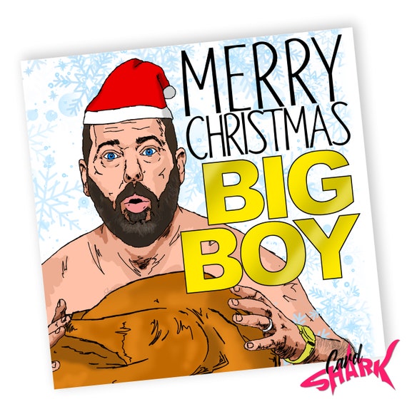 Bert Kreischer Funny Christmas Card, Tom Segura Christmas Cards
