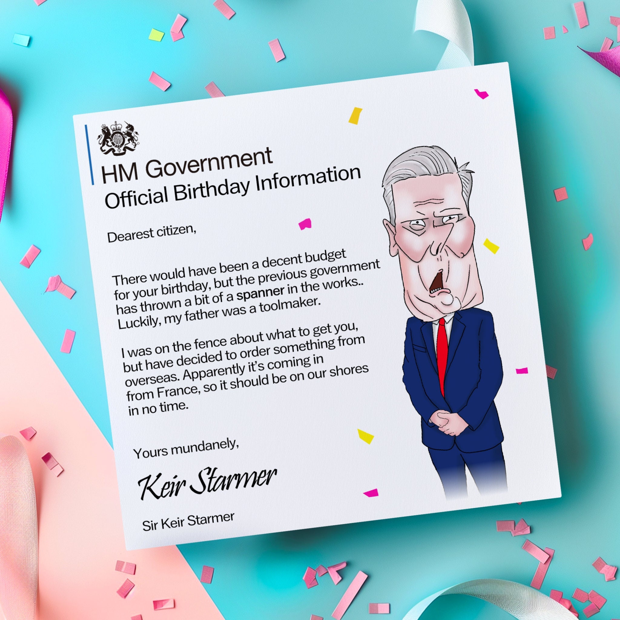 Funny Bipartisan Birthday Card – Politicians Singing In Harmony | House Of 1776 - View #8