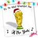 World Cup Christmas Card, Qatar 2022 Christmas Cards for For Him, Football Christmas Cards for Boyfriend, Dad, England, Grealish, Kane 