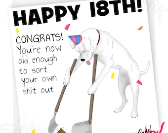 Lustige 18.Geburtstagskarte, Karte für 18.Geburtstag, lustiges 18.Geburtstagsgeschenk, für Ihn, für Sie, 18.Karte für Sohn, 18.Karte für Tochter,