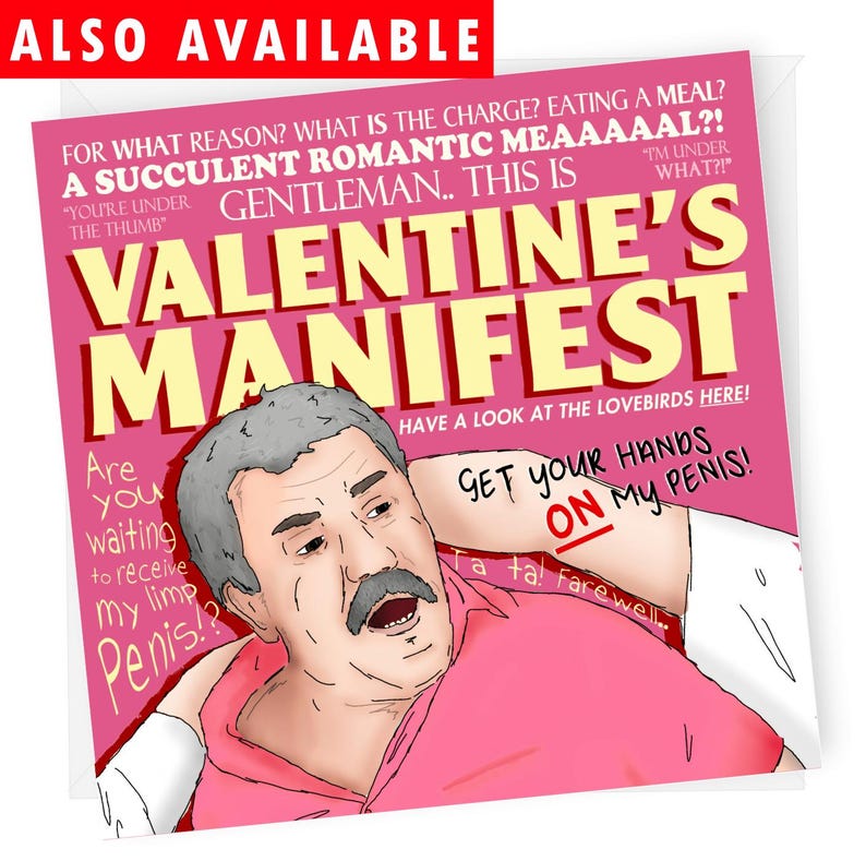 Democracy Manifest Birthday Card, Succulent Chinese Meal, Funny Birthday Card, Greetings Cards for Him, For Her, Get Your Hands off, Gift
