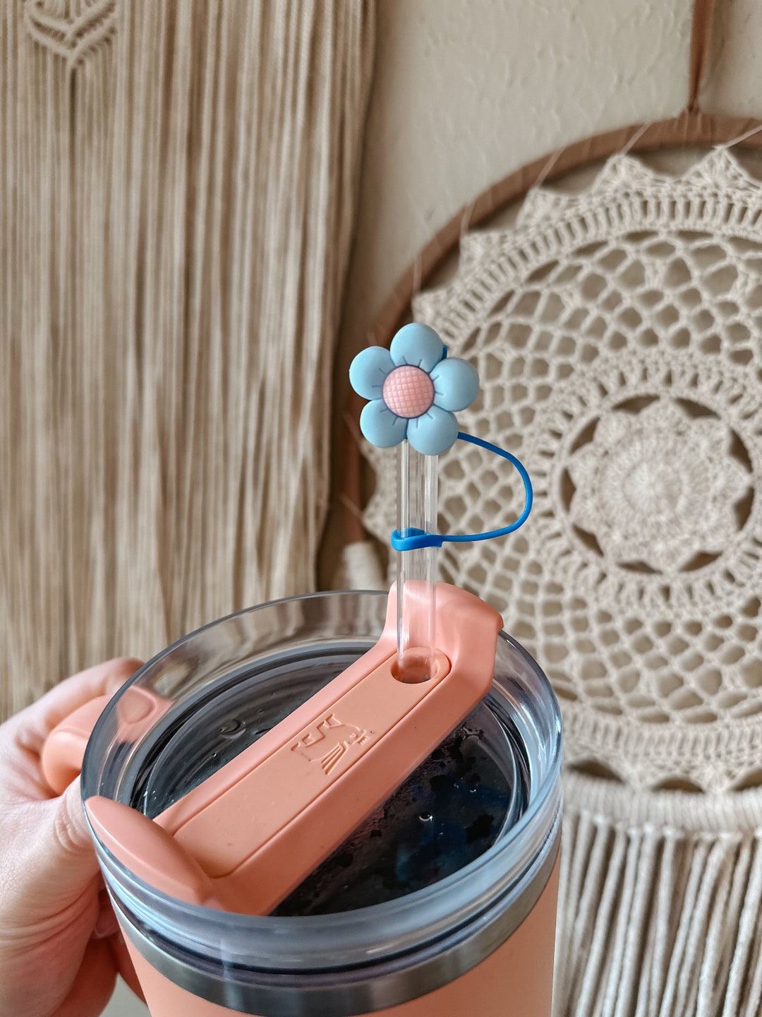 Straw Accessory STRAW Toppers Straw Tumbler Accessories - Etsy