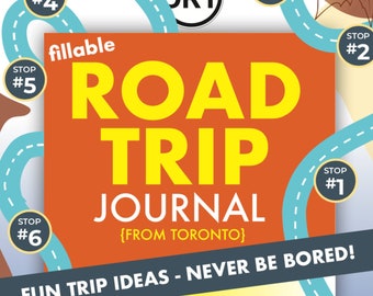 Archivo PDF digital Ontario Road Trip Journal Otoño/Invierno (desde Toronto): 12 viajes de un día completo, 36 viajes a un solo lugar, 20 lugares para comer y 10 juegos.