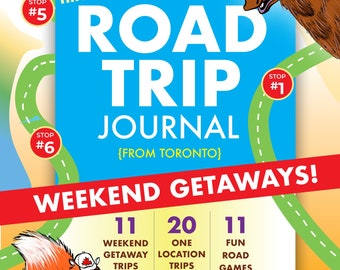 Ontario Road Trip Journal (desde Toronto) Archivo PDF digital ESCAPADAS DE FIN DE SEMANA: 11 viajes de fin de semana, 20 viajes a un solo lugar, 11 divertidos juegos de carretera.
