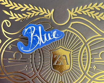 Zodiac Academy Blue Waterproof Sticker