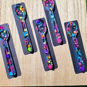 Spooky Spoons, Halloween Cute Spoons, Halloween Party Gifts, Handmade, Resin Spooms, Sprinkles, Dia de los muertos, Cute, Spooky