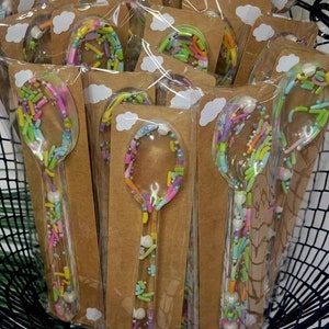 On Cloud 9, Ice Cream Spoons, Goodie gifts, Birthday girl gifts, Personalized goodie gifts, Epoxy Resin, Party favors