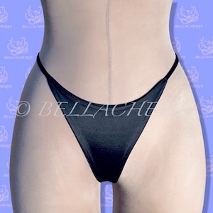 Mini-string Solid Thongs / High Waisted V-strings. Made in the USA
