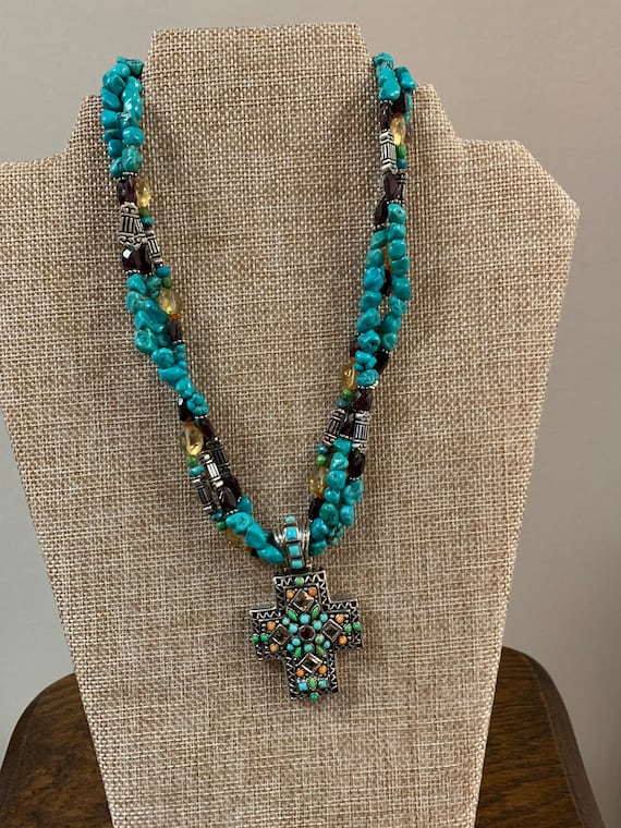 Turquoise & Sterling Silver Necklace