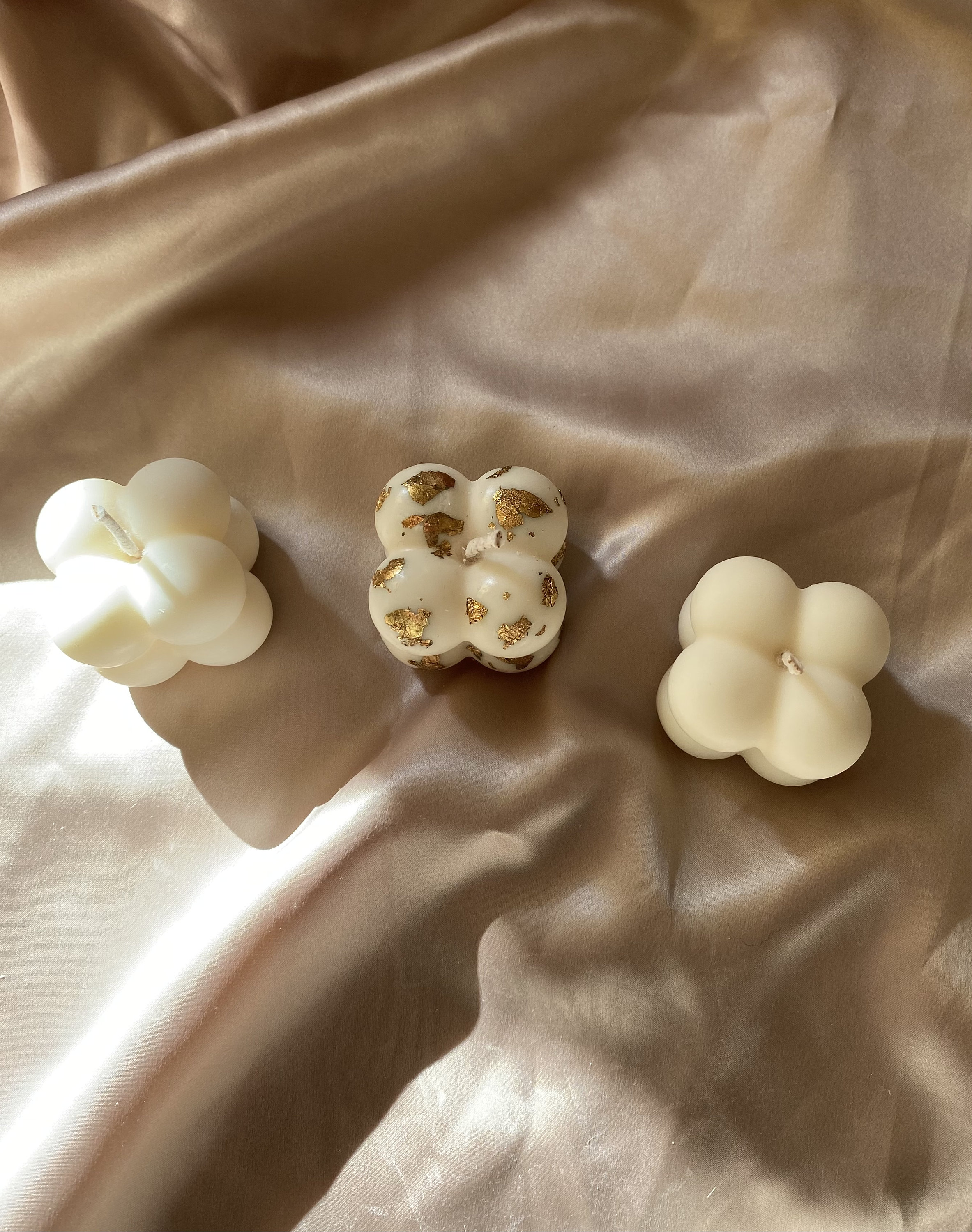 Lot de 3 Mini Bougies Bubble