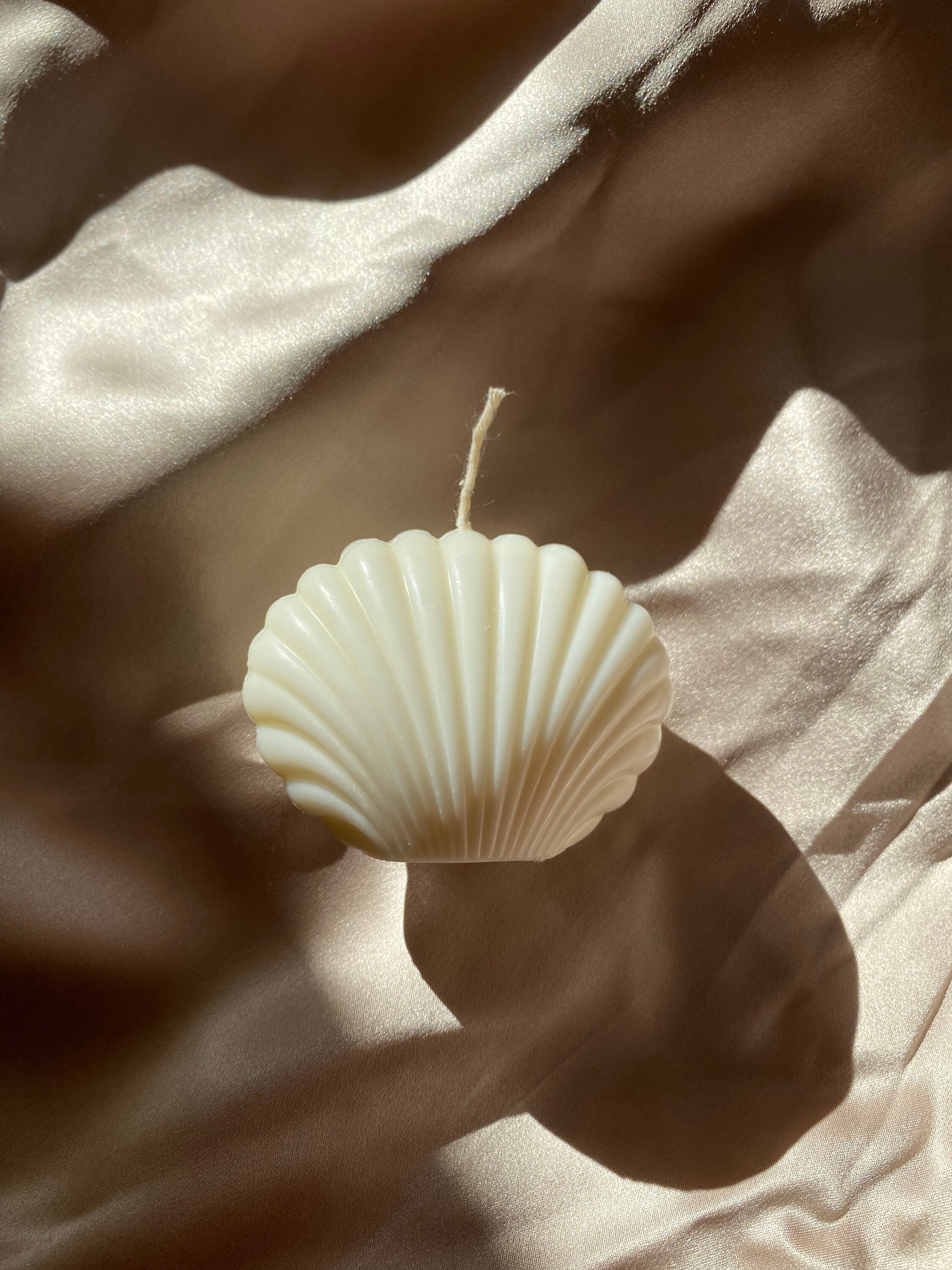 Petite Bougie Coquillage/Small Seashell Candle Soy Wax