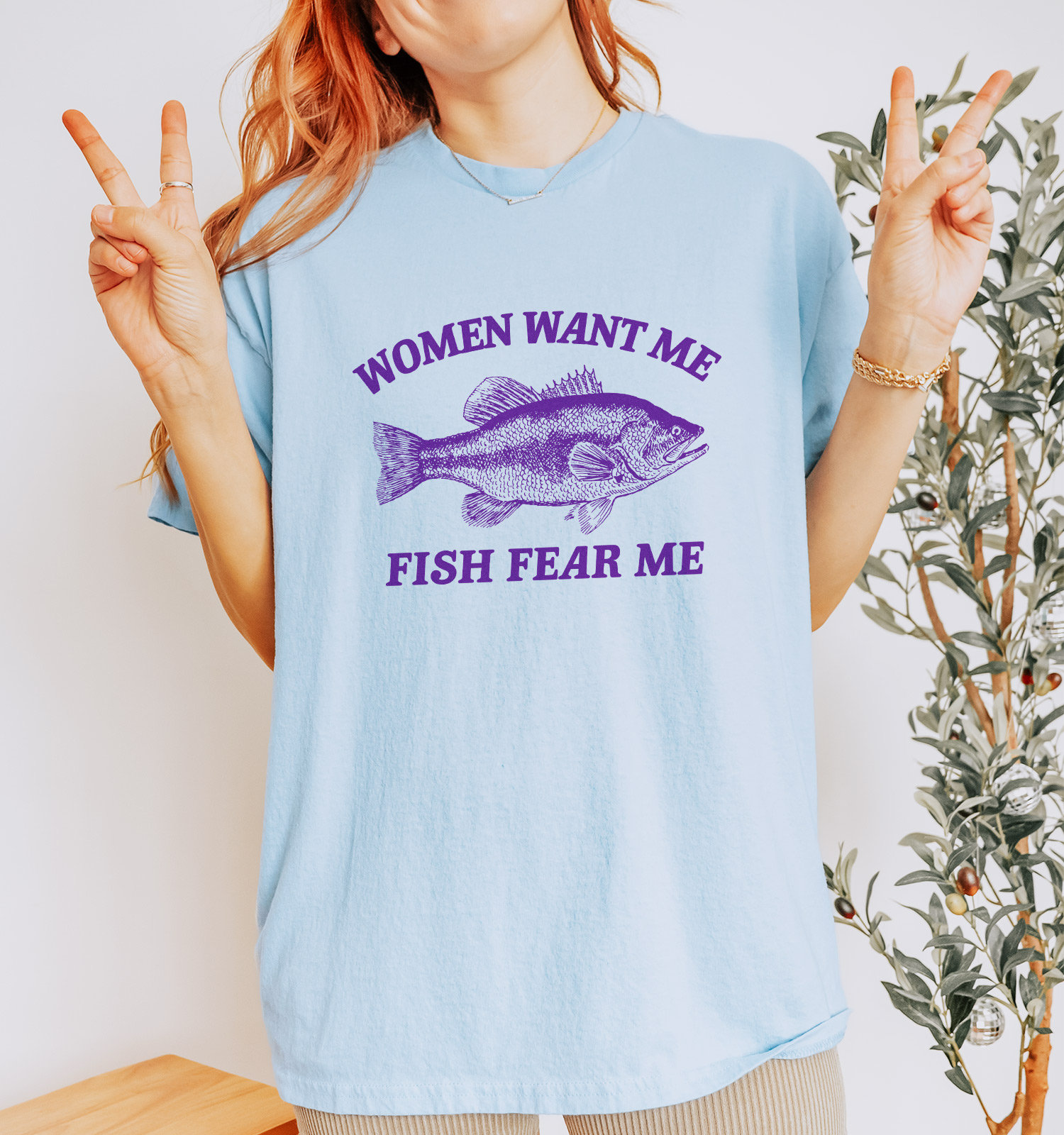 Women Want Me Fish Fear Me, Vintage Drawing T Shirt, Meme T Shirt
