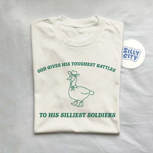 God's Silliest Soldier, Raccoon T Shirt, Weird T Shirt, Funny T Shirt, Meme T Shirt, Trash Panda T Shirt, Unisex