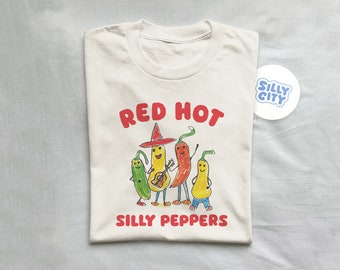 silly peppers - unisex t shirt