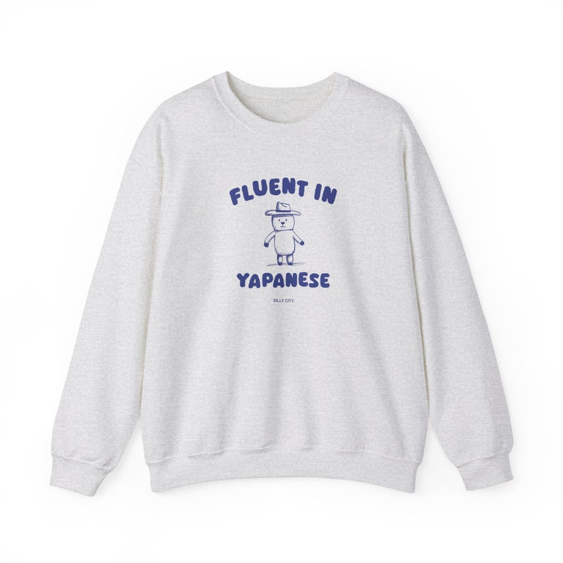 Fluent In Yapanese Unisex Sweater zdjęcie 1