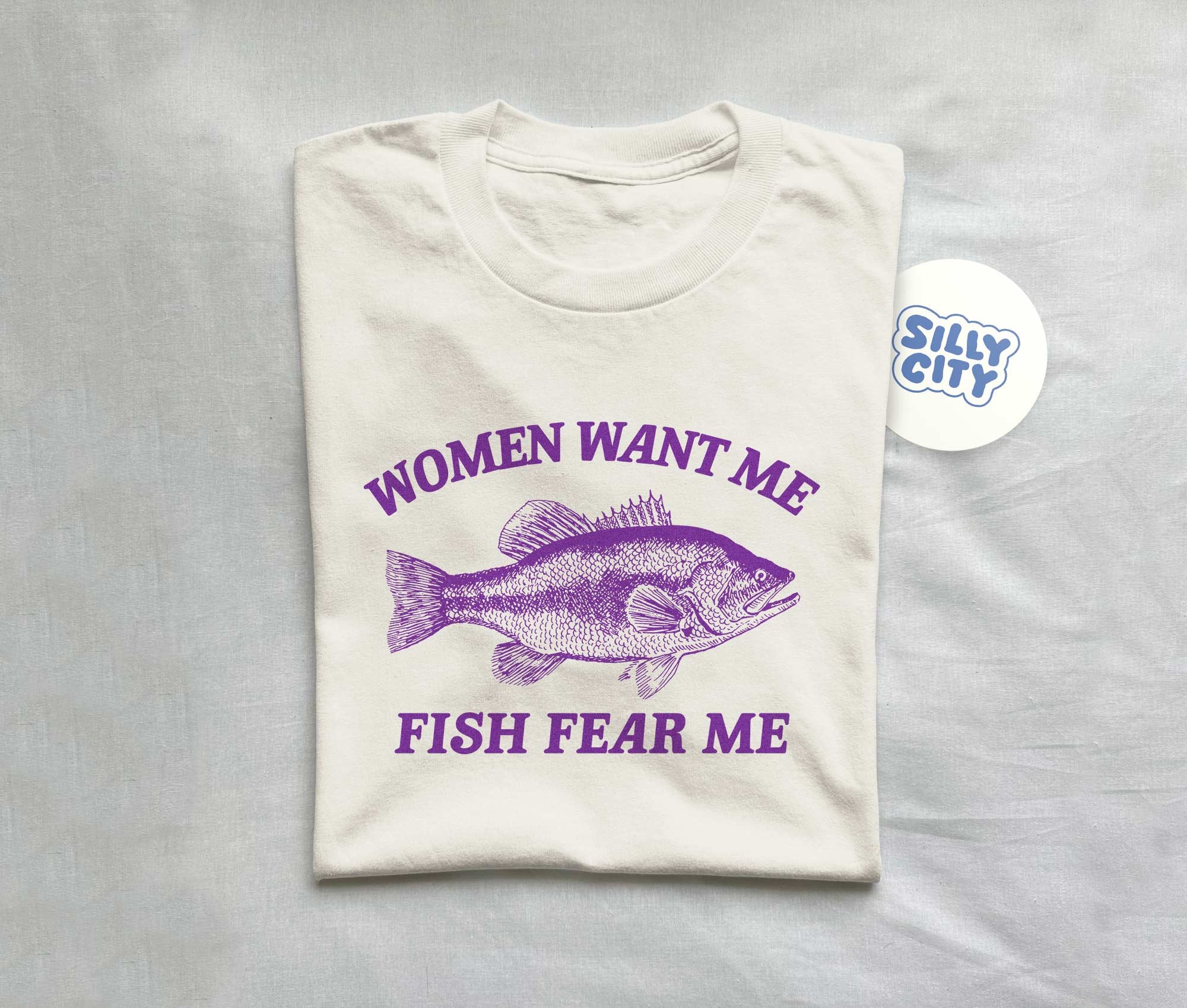 Women Want Me Fish Fear Me, Vintage Drawing T Shirt, Meme T Shirt, Sarcastic T Shirt, Unisex Tee