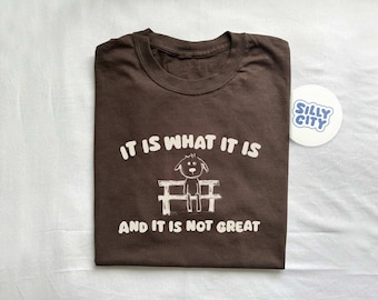 It Is what it is and it is not great - unisex t shirt