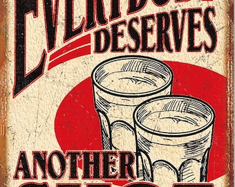 Vintage Tin Signs 13 Beer & Bar Varieties Available Nostalgic Wall Decor