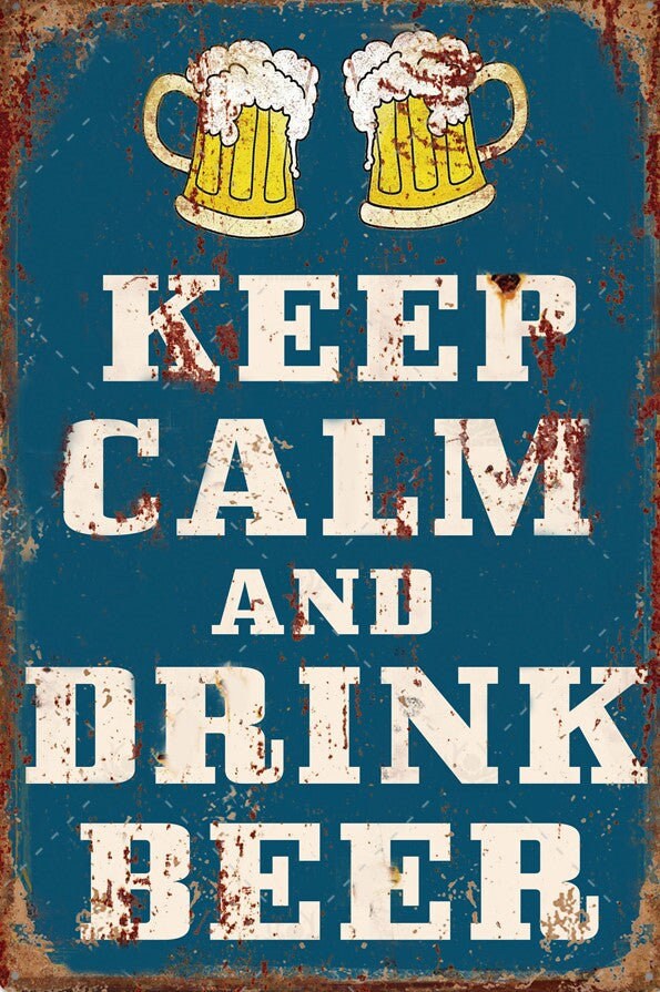 Vintage Tin Signs 13 Beer & Bar Varieties Available Nostalgic - Etsy