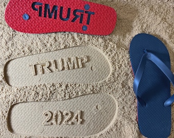 TRUMP 2024 Chanclas con estampado arena - Muchos colores a elegir