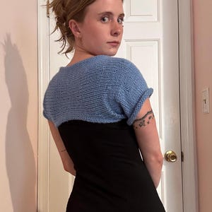 Short Sleeve Knit Bolero Shrug
