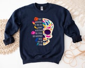 I Am The Storm Sweatshirt, Sugar Skull Hoodie, Halloween Costume 2022, Dia De Los Muertos, Women Empowerment Hoodie, Feminism Sweater