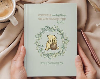Winnie the Pooh Guest Book Alternative, Classic Pooh Guestbook, Wishes for baby Guestbook, Parents To Be, Baby Shower Decorations, Baby gift