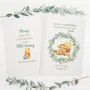 Winnie the Pooh Guest Book Alternative, Classic Pooh Guestbook, Wishes for baby Guestbook,