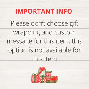 May include: IMPORTANT INFO: Please don't choose gift wrapping and custom message for this item, this option is not available for this item. Illustration of a stack of wrapped gifts with red and green paper and red bows.