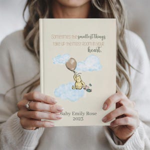 Custom Baby Shower Guest Book, Pooh Guestbook, Wishes for baby Guestbook, Parents To Be, Baby Shower Decorations, Baby Shower Keepsake gift
