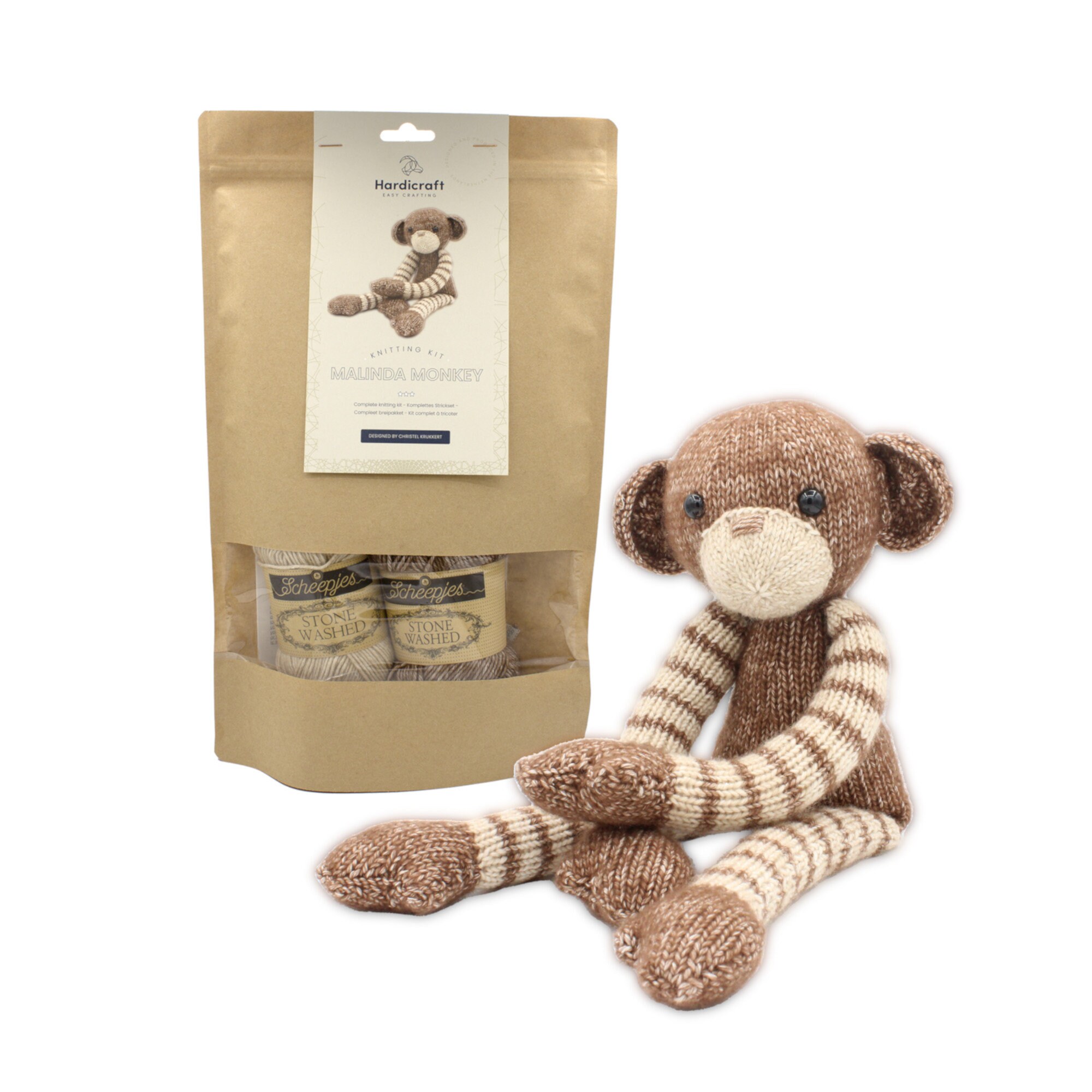 DIY Knitting Kits Hardicraft Animal Knitting Kit Fox Etsy UK