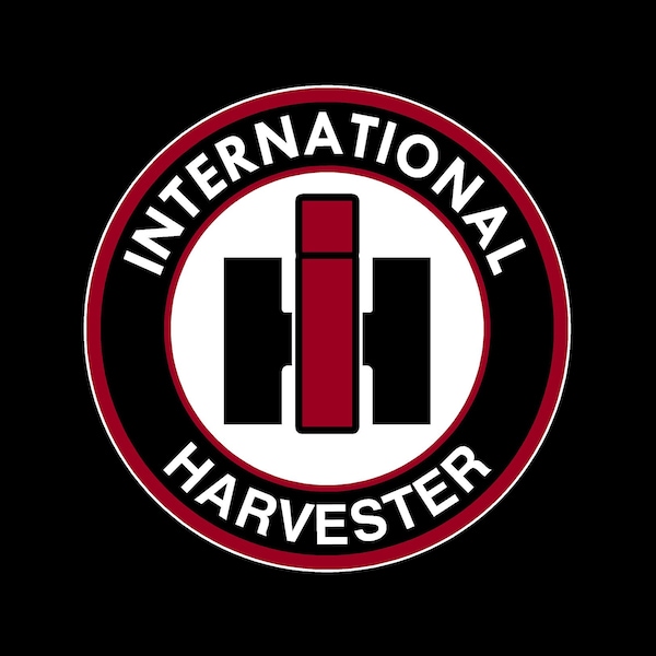 International Harvester - Round Emblem Sticker Decal