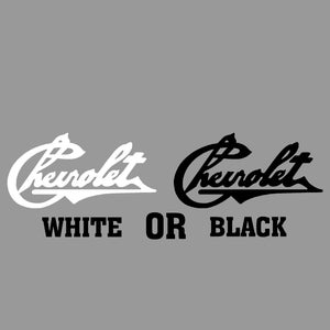 Chevy 1912 Vintage Chevrolet Script Logo for Rear Window Sticker - Vintage Chevy Logo Vinyl Decal