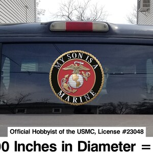 My Son is a Marine Decal Sticker - Official Hobbyist of the USMC ...