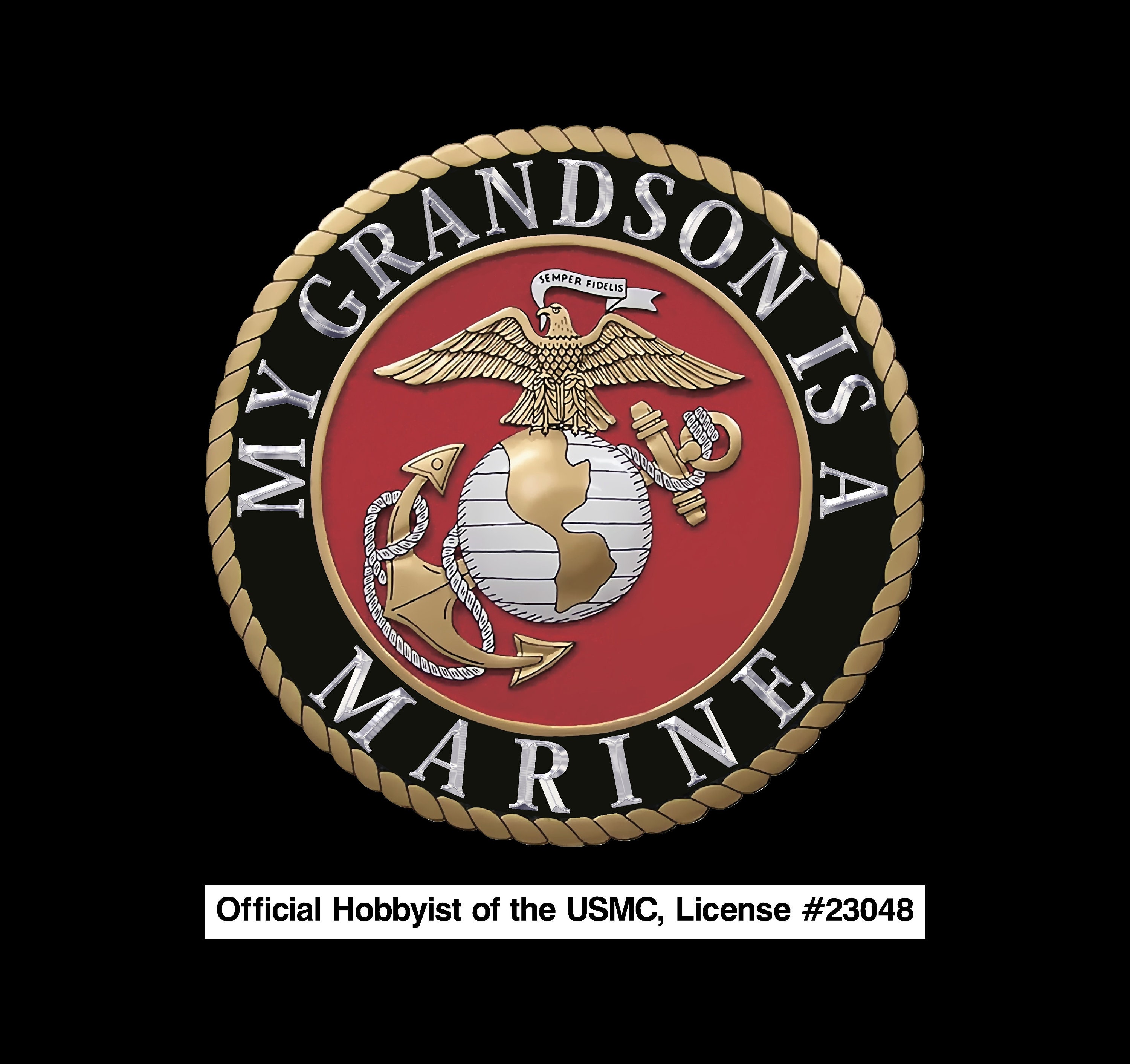 My Grandson is a Marine Decal Sticker Official Hobbyist of - Etsy