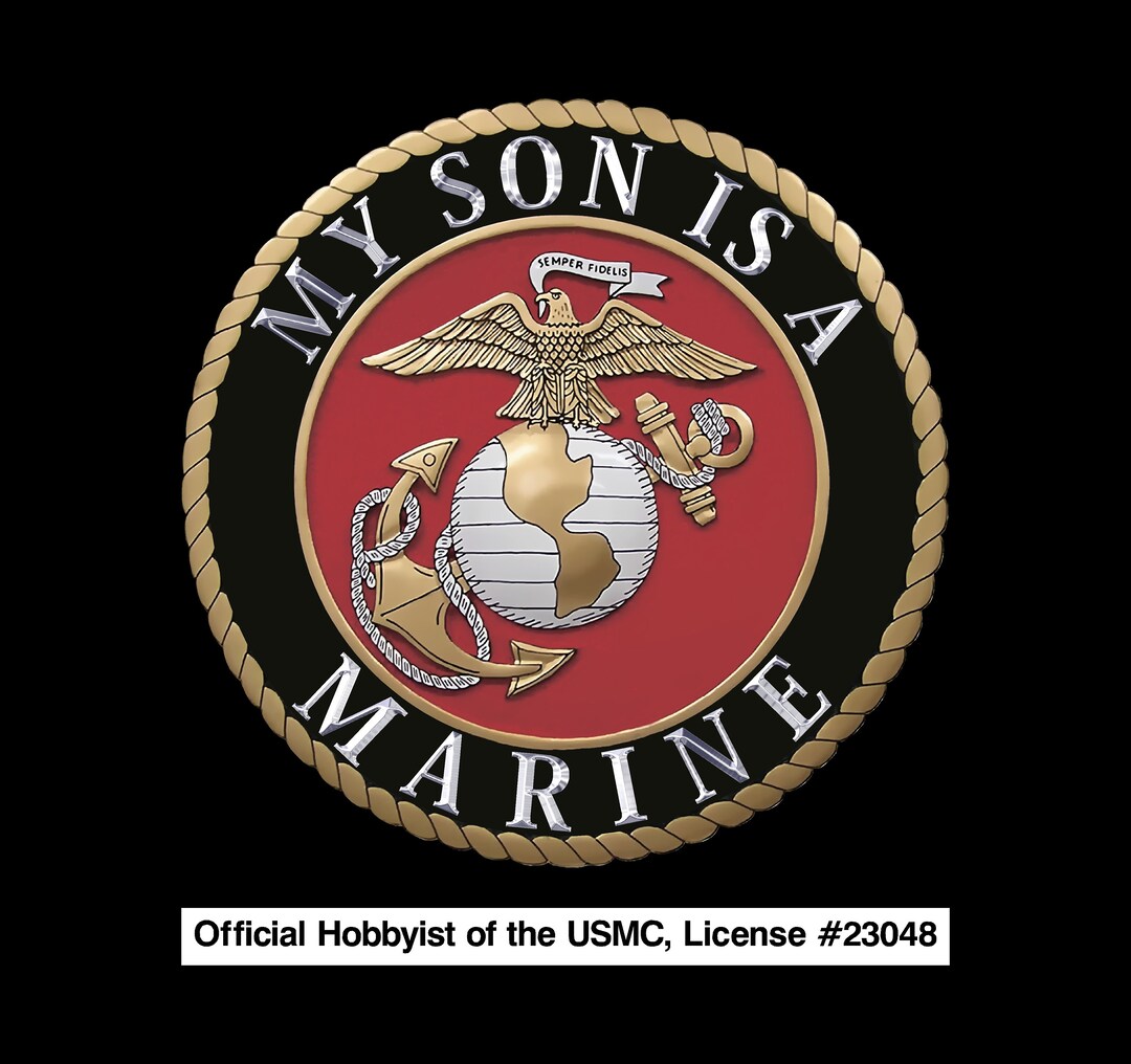 My Son is a Marine Decal Sticker - Official Hobbyist of the USMC ...